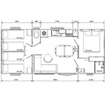 Mobil 36m² Avec Terrasse - 6 Personnes, 3 - Api-1-52-530 Granges-Aumontzey